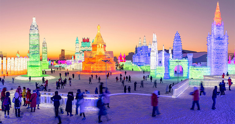 Harbin Ice and Snow World: una colorata Disneyland ghiacciata