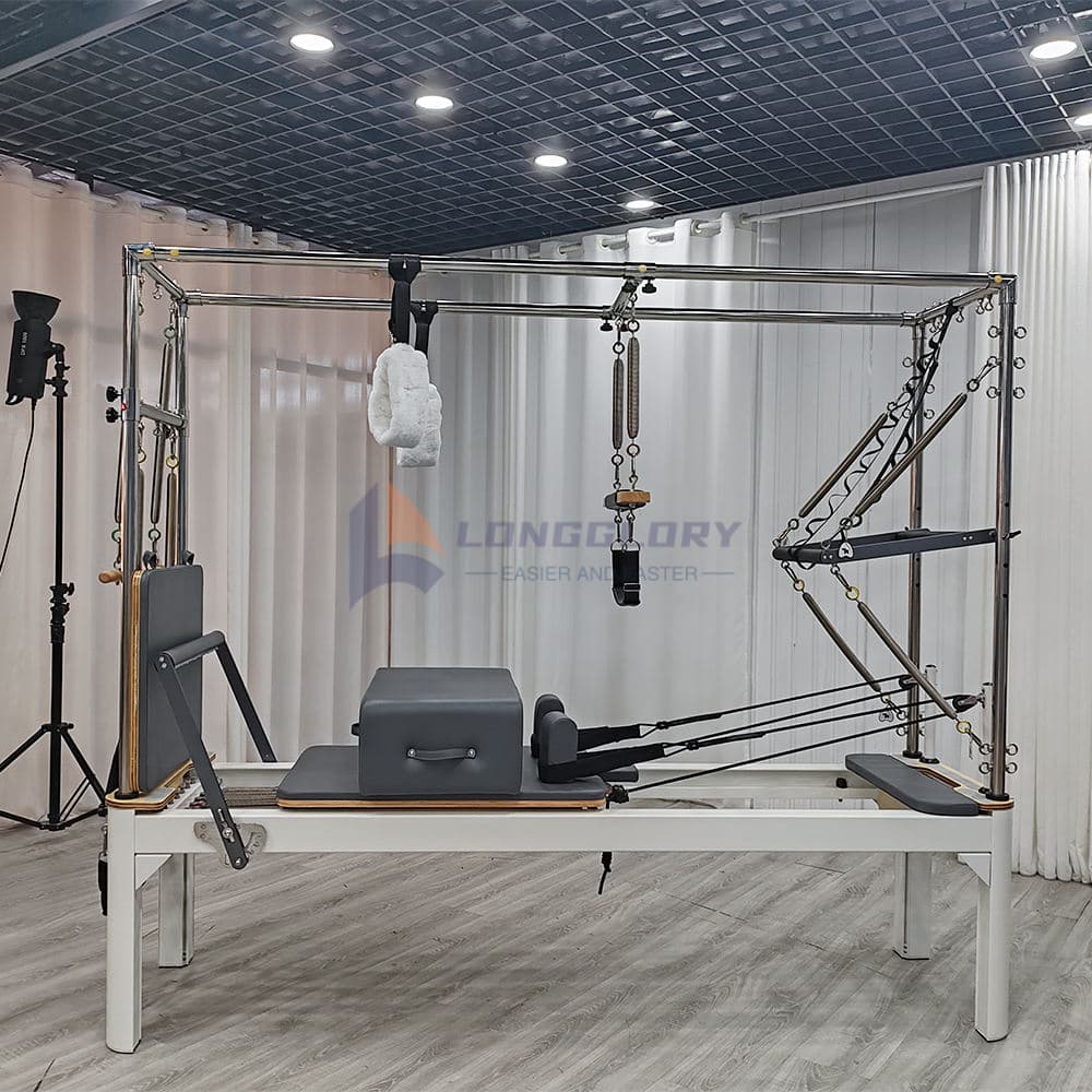 Pilates Cadillac Reformer in alluminio tre in uno