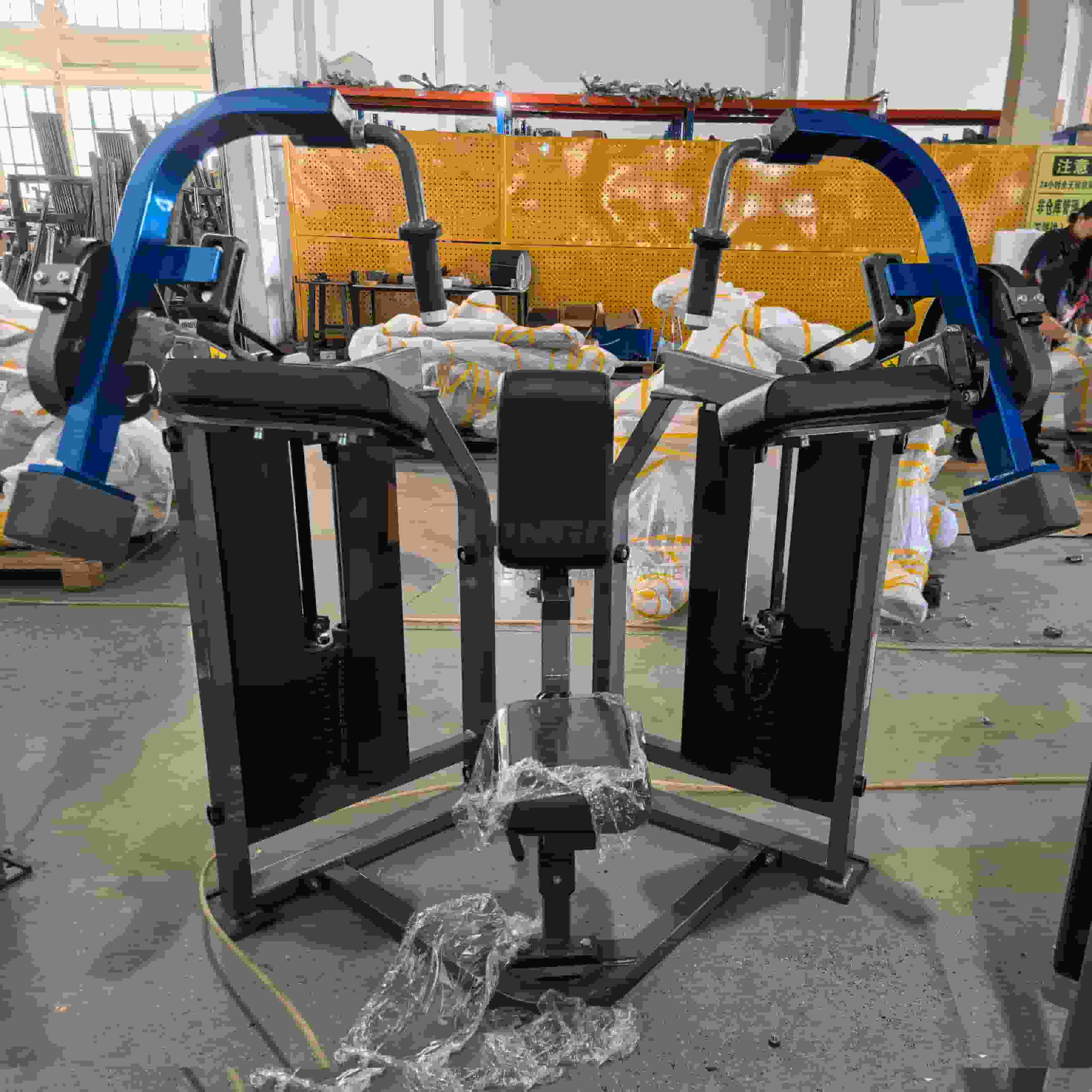 Macchina per l'estensione laterale dei tricipiti Iso