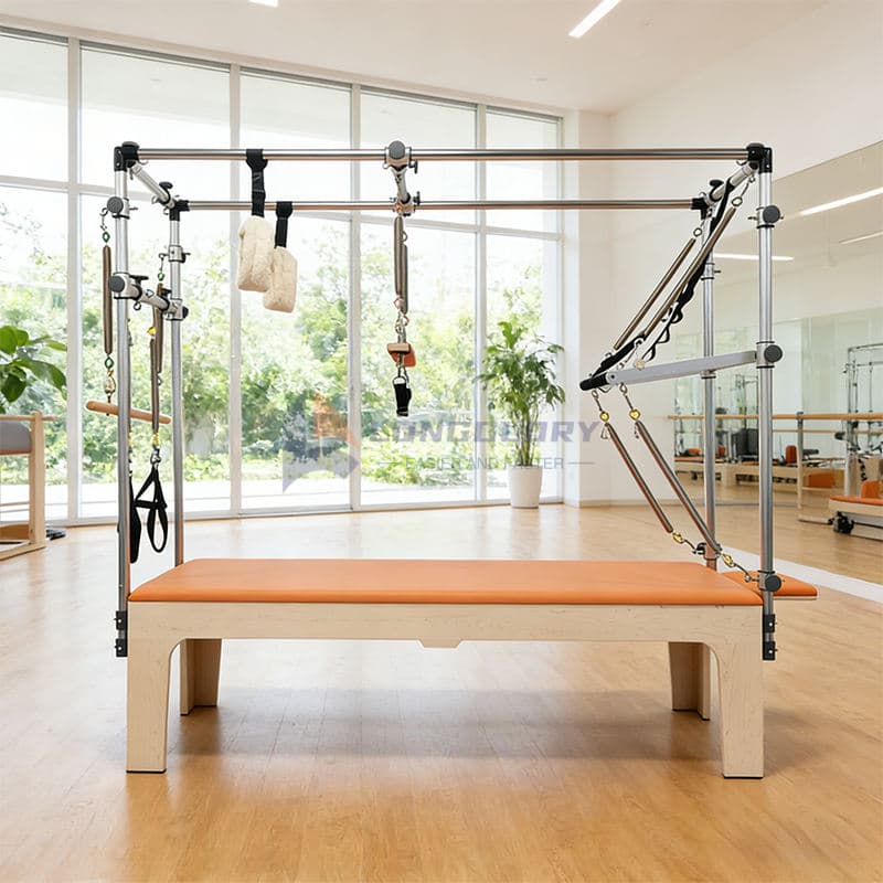 Cadillac Pilates Reformer in acero