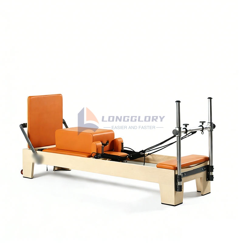 Macchina per Pilates Reformer Pilates in legno d'acero