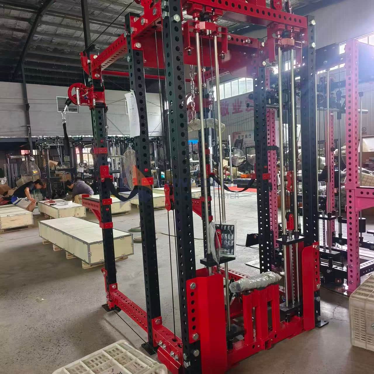 Cavo crossover multifunzionale per allenamento