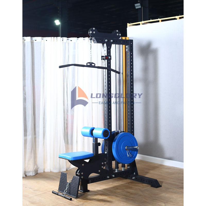 Lat Pulldown Machine con piastra caricata