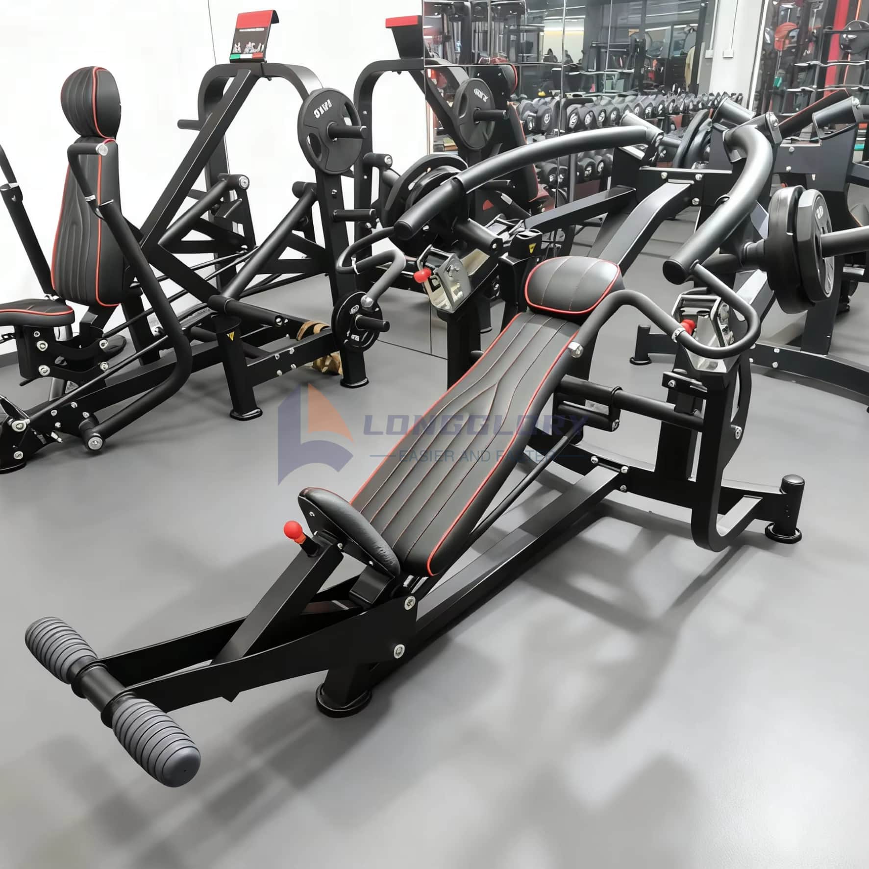 Pressa per pettorali super inclinata